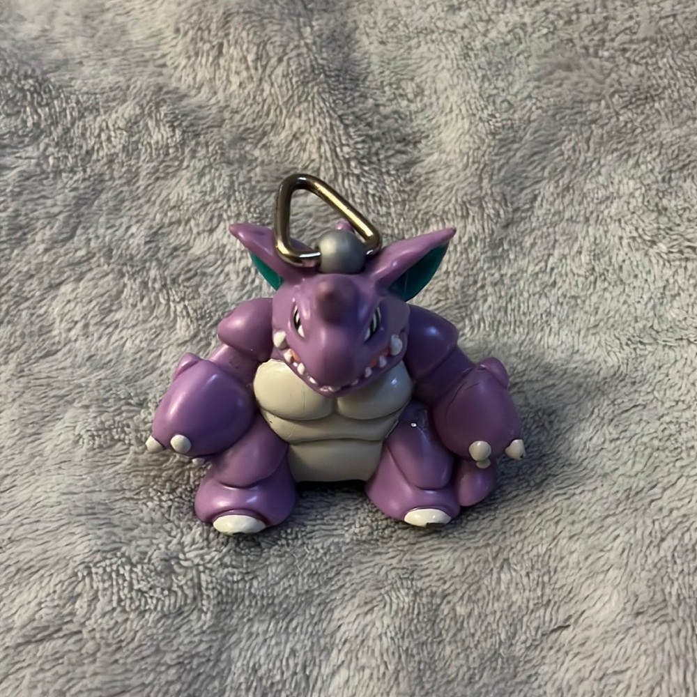 Vintage Pokémon NidoKing Keychain